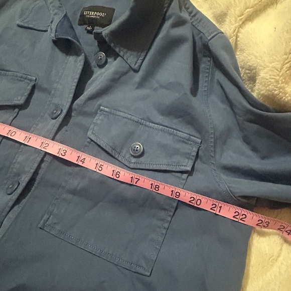 NWT Liverpool Utility Shirt Jacket size L. Like Alex Mill’s cult jacket. - Picture 8 of 11